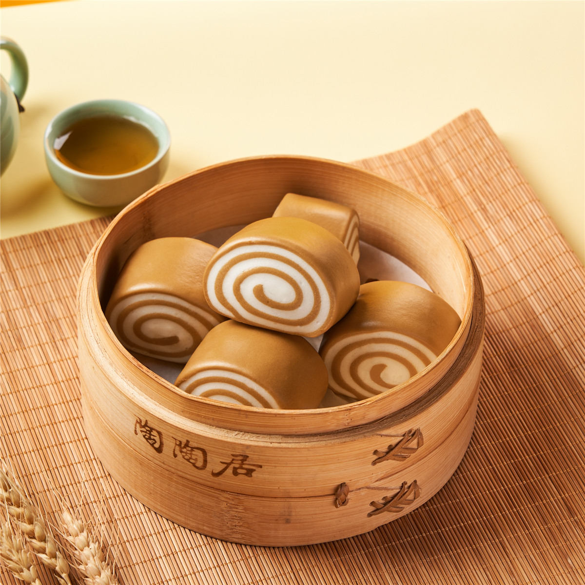 红糖双色馒头