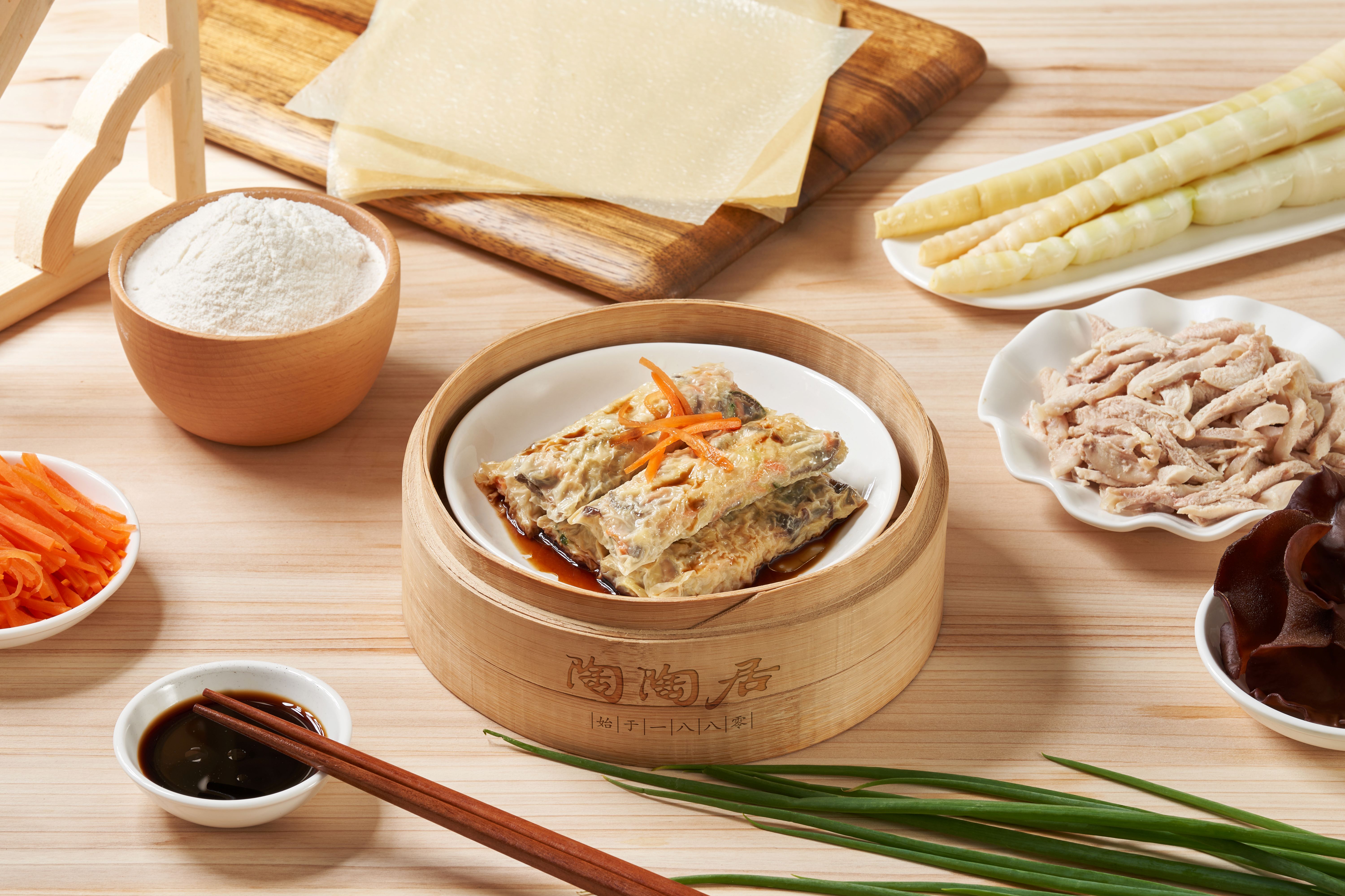 鸡丝腐皮卷